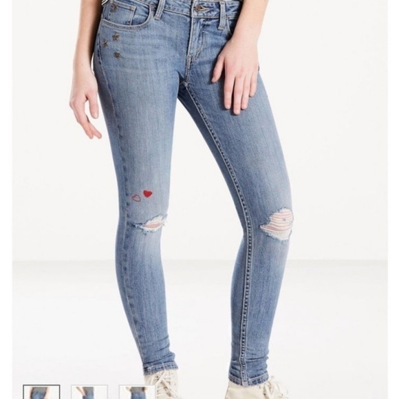 NWT Levi’s 535 Super Skinny Jeans Size 25 - Picture 1 of 8